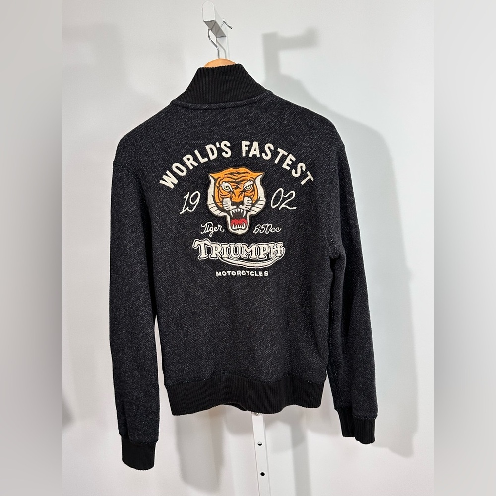 Y2K Triumph Tiger 650cc “World’s Fastest” Zip Jacket | Lucky Brand Exclusive